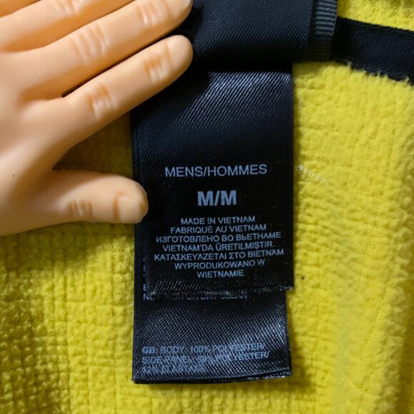 The North Face Medium Yellow & Black Men's 1/4 Zip Pullover Sweatshirt EUC - Picture 4 of 14